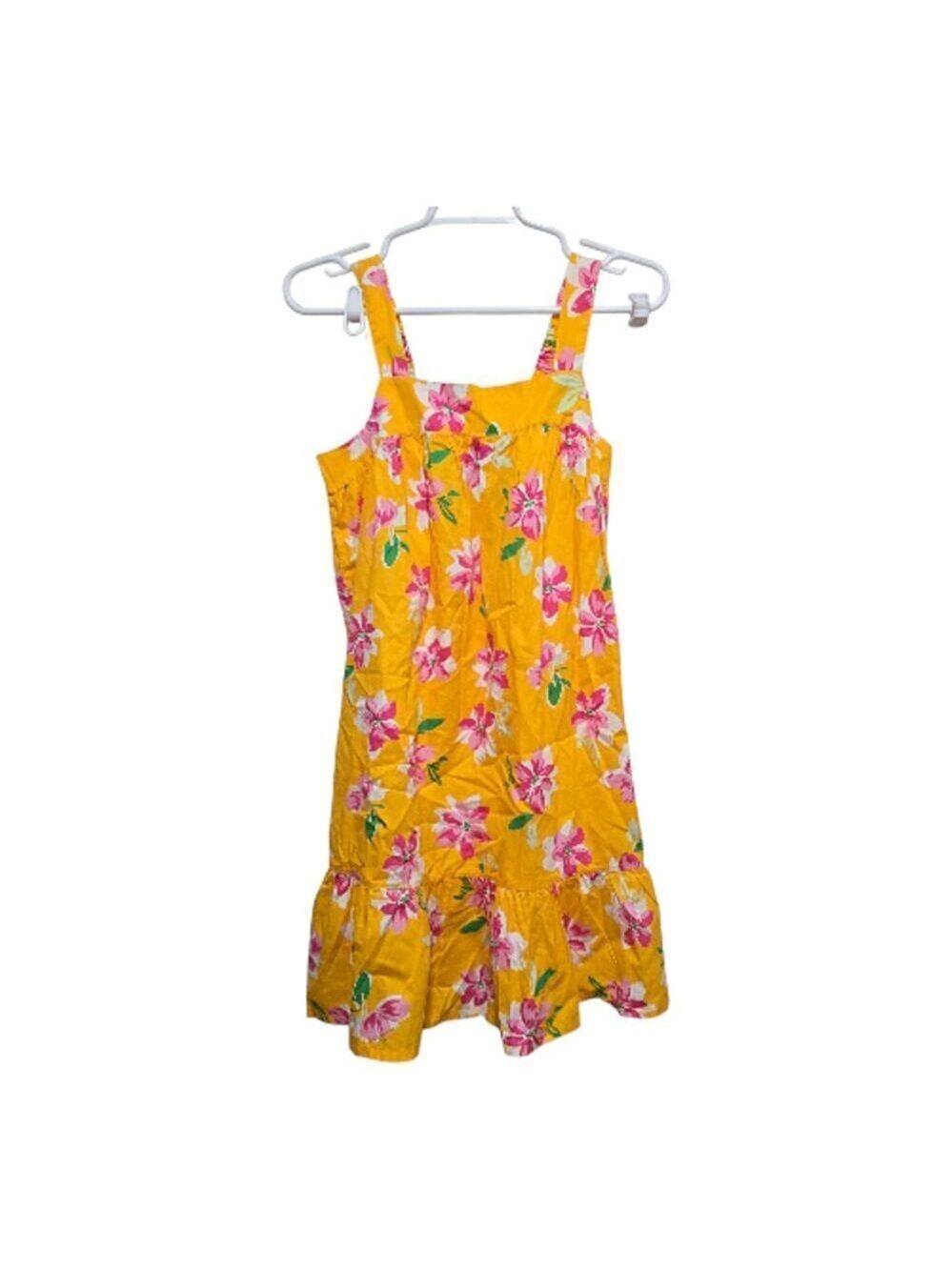 Old Navy Girls XL Tropical Floral Ruffle Hem Sundress NWT
